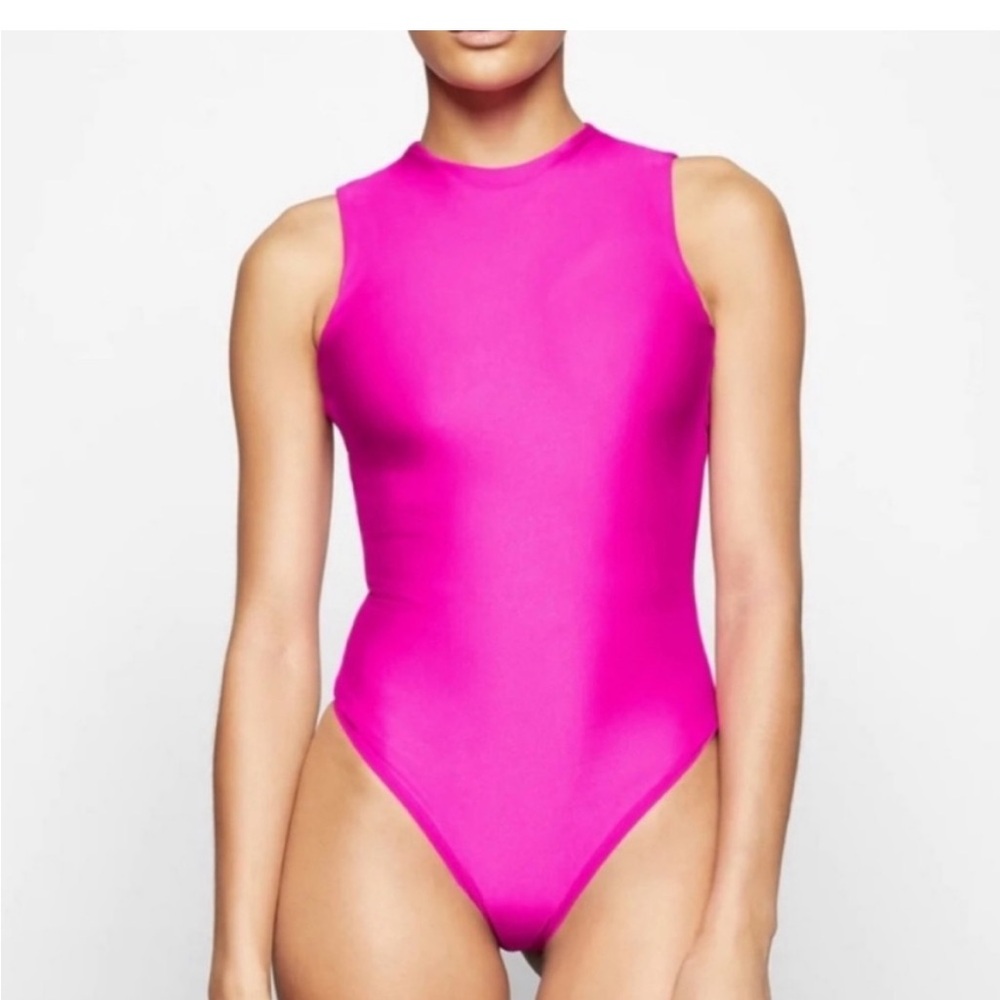 Skims mock neck disco bodysuit - limited edition color